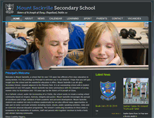 Tablet Screenshot of mail.mountsackville.ie